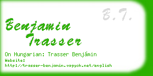 benjamin trasser business card